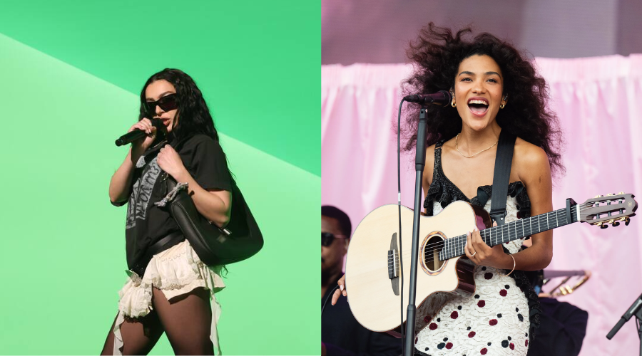 Charli XCX y Olivia Dean en concierto