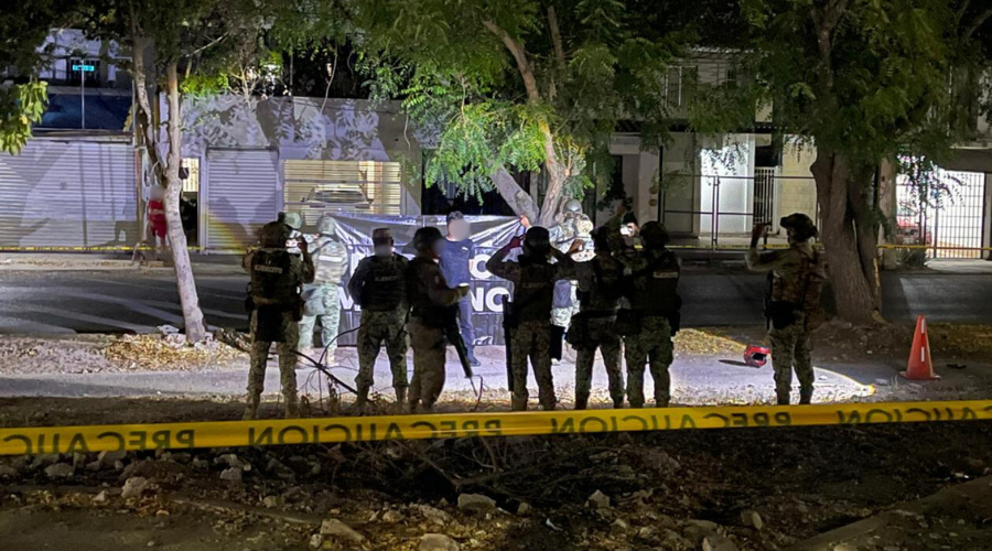 Autoridades detuvieron a una persona en el sector Barrancos en Culiacán.