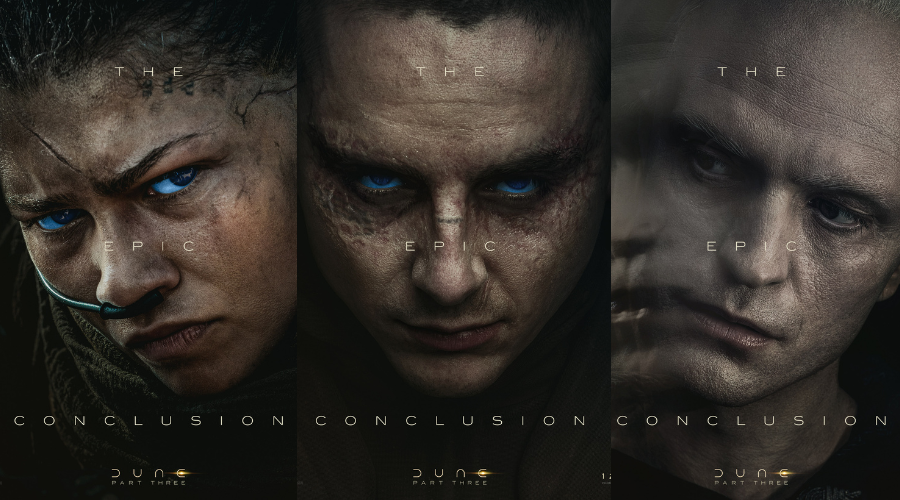 Posters oficiales de la tercera entrega de Dune.