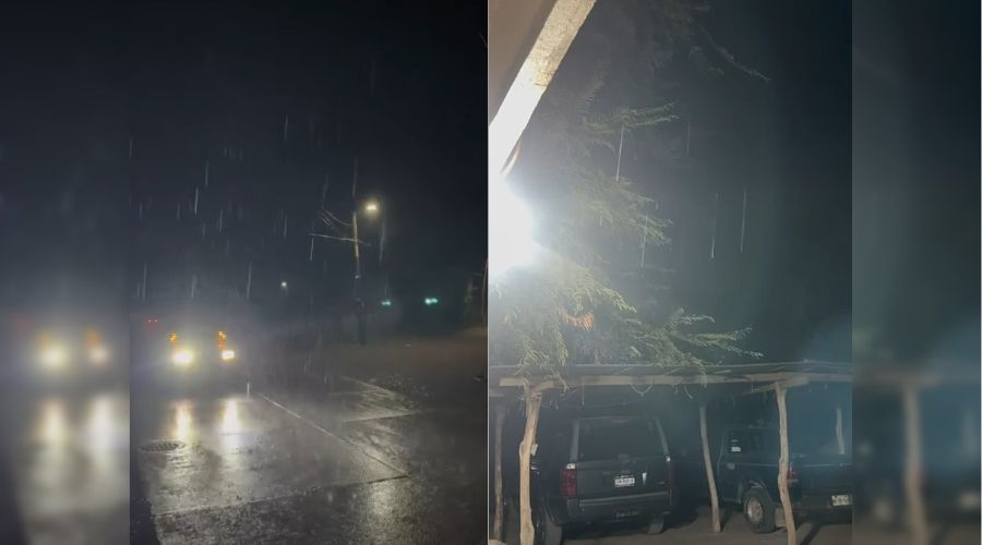 Lluvia en diferentes partes