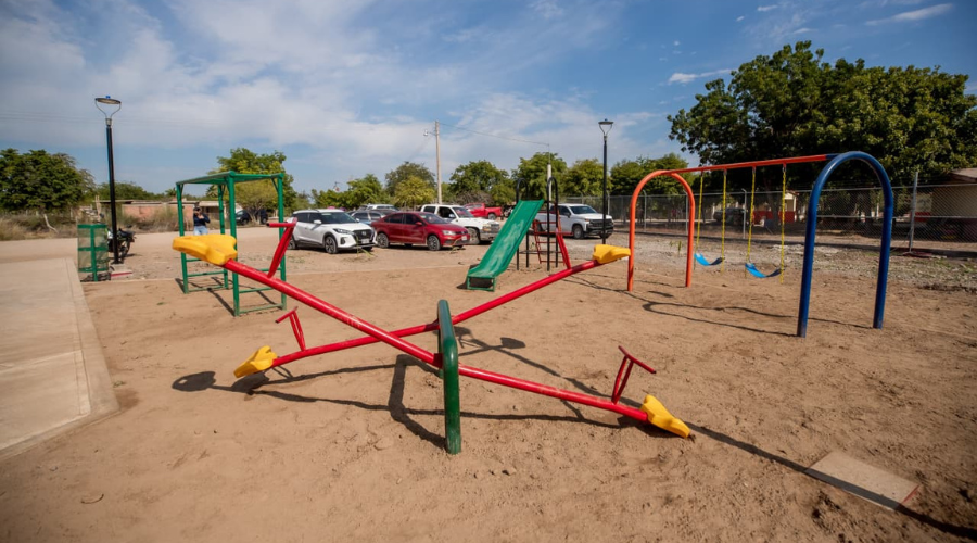 Plazuela en la comunidad de Palmarito de los Angulo
