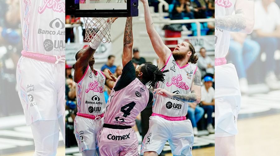 Jugadores de Venados Basketball en Cibacopa