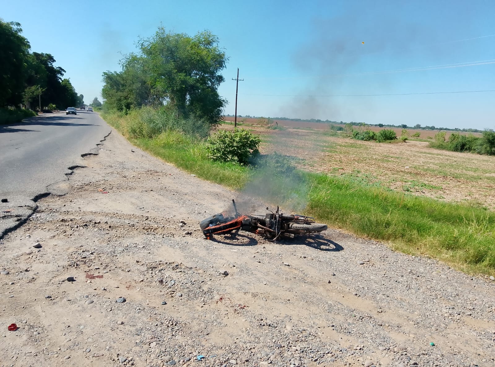 Accidente en Moto