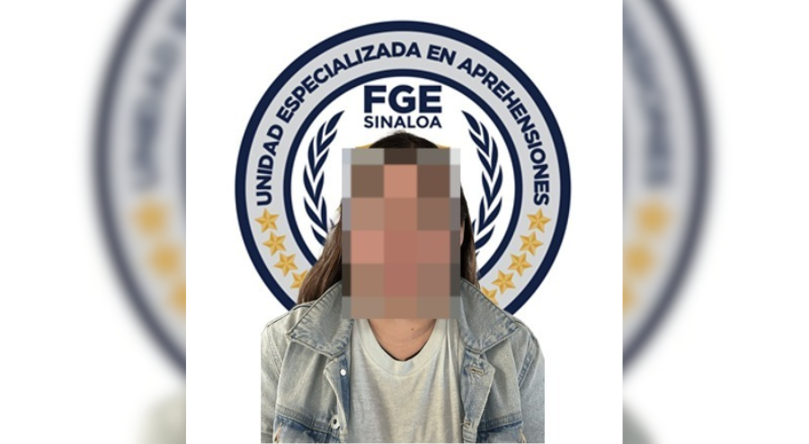 Alejandra, detenida por su probable responsabilidad en el delito de desaparición cometida por particulares.