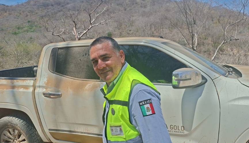 Gerente administrativo Álvaro Vargas de la mina Santa Fe