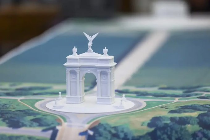 Casa Blanca presenta diseño del arco del triunfo que Trump planea construir en Washington