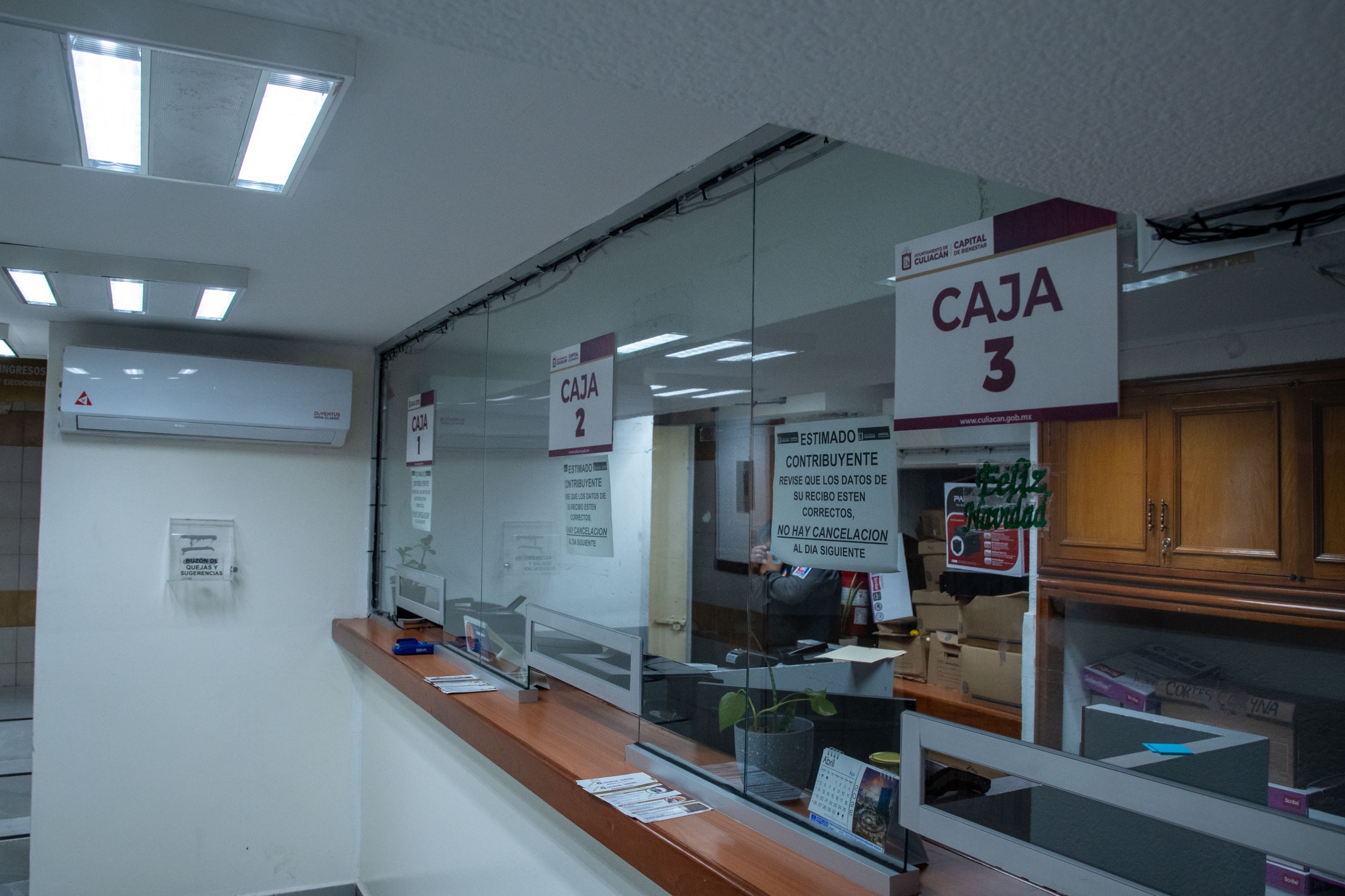 Oficinas y cajas del ayuntamiento de Culiacán