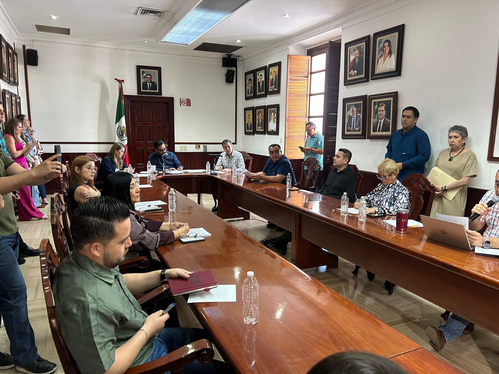 Sesión ordinaria de Cabildo en Culiacán.