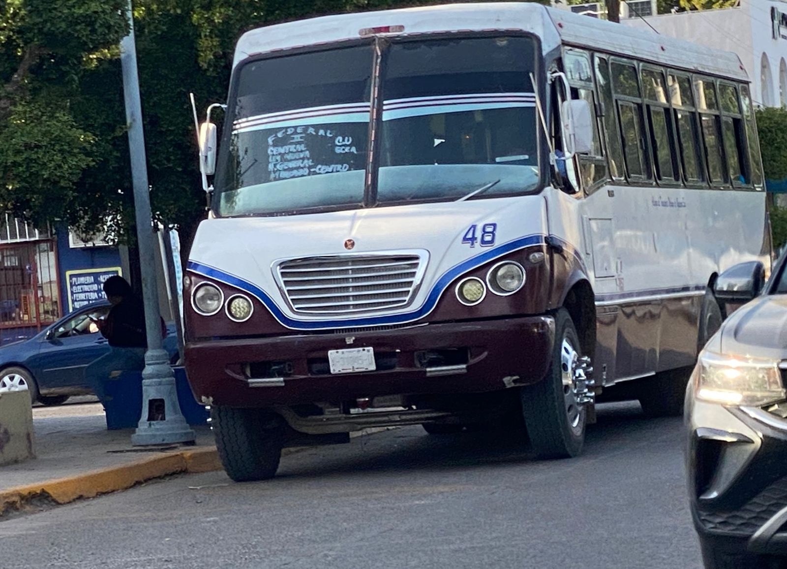 Camión urbano en Guasave.