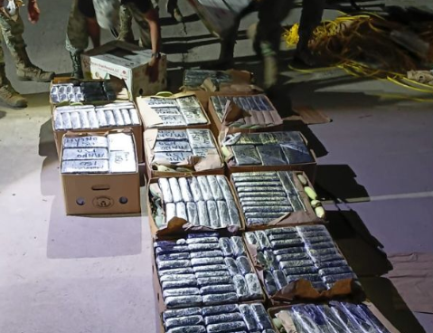 Cocaína decomisada en Sonora