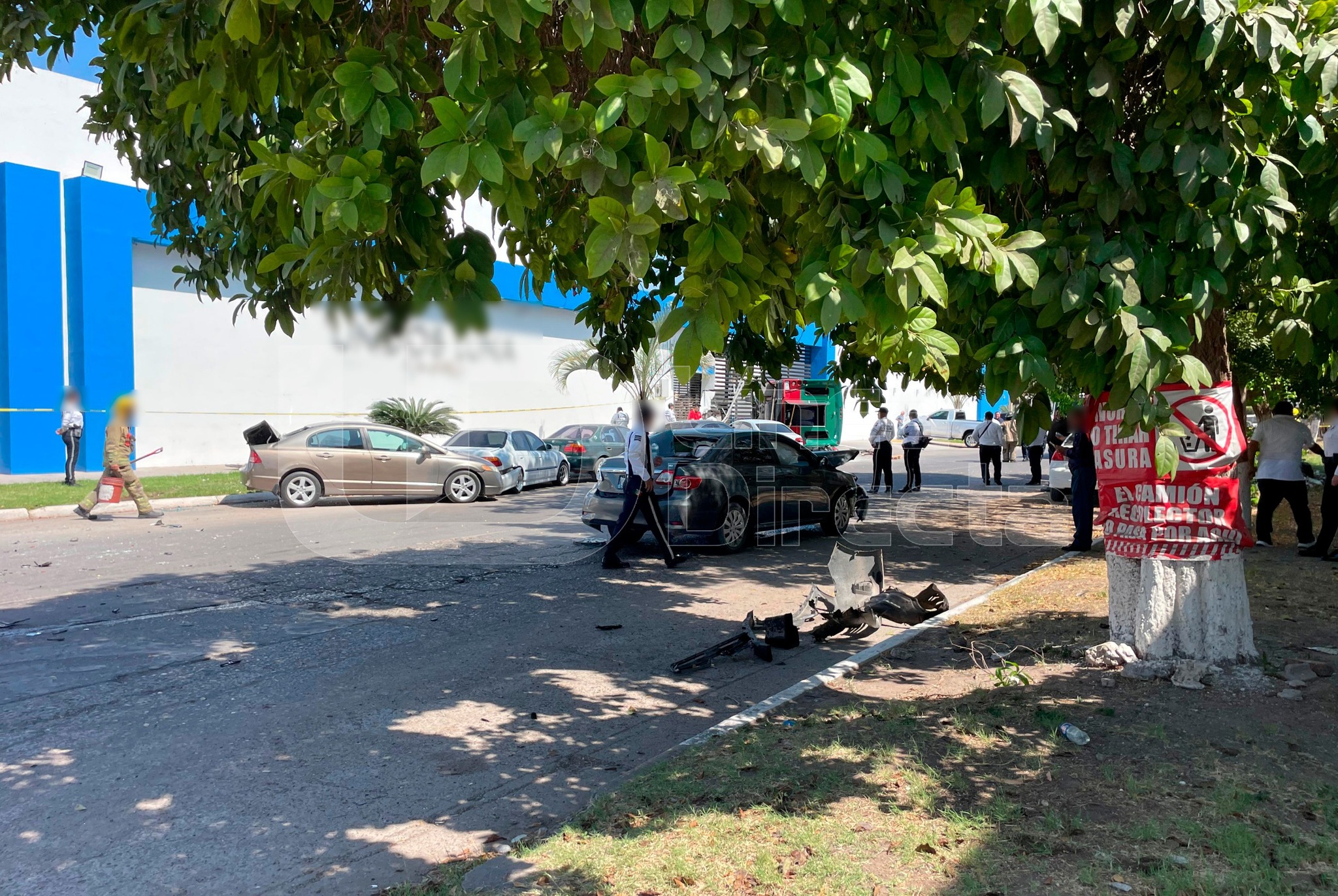 Chque en los mochis con una marca de agua de Línea Directa