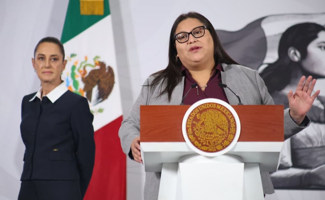 Citlalli Hernández Mora y Claudia Sheinbaum