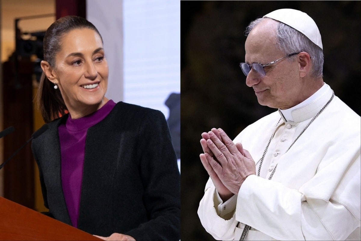 Claudia Sheinbaum y Papa León XIV