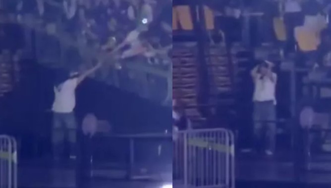 ¡Susto en concierto de K-Pop! Colapsa barda durante show de Super Junior en Seúl: VIDEO