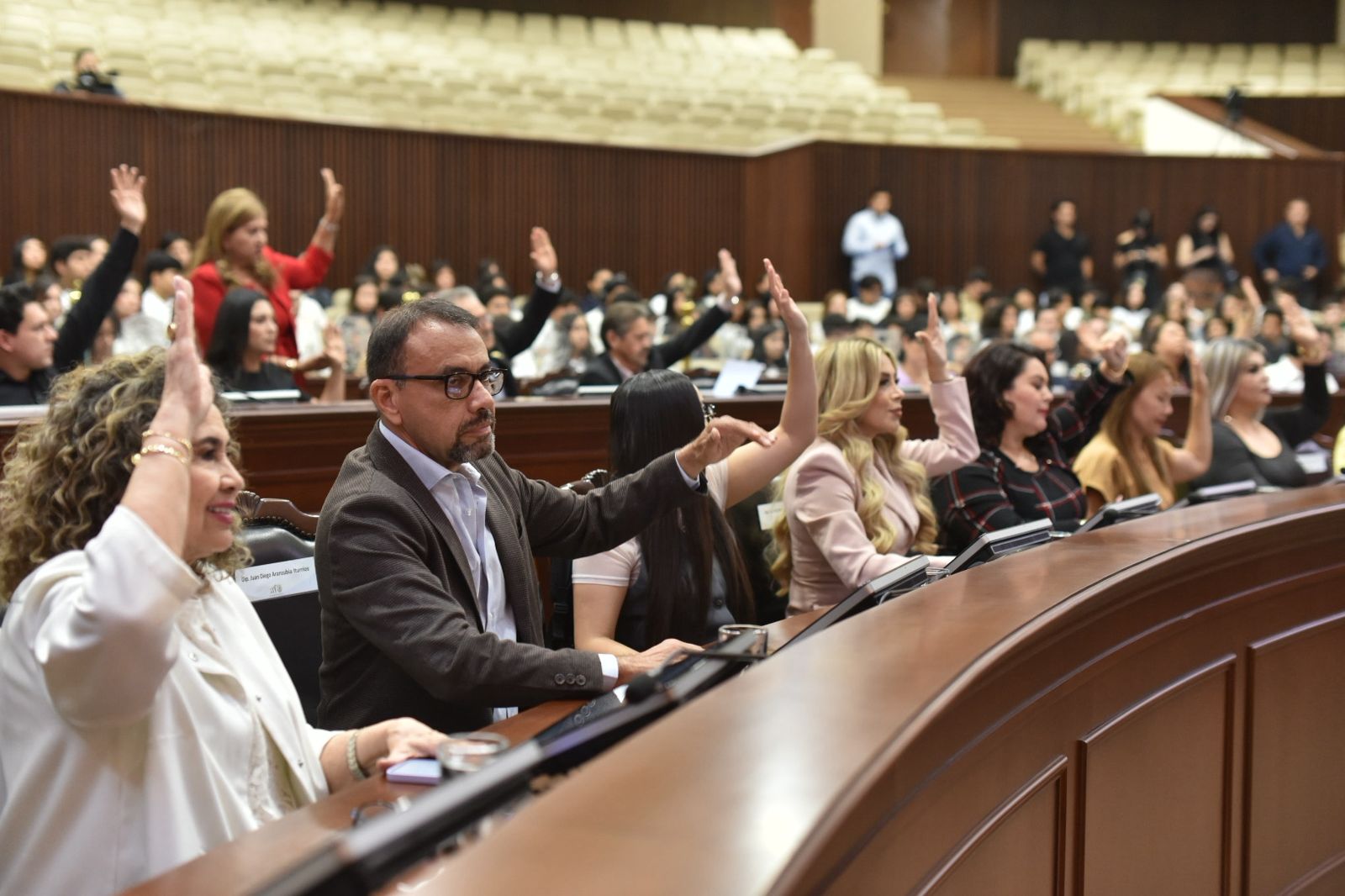personas en el congreso