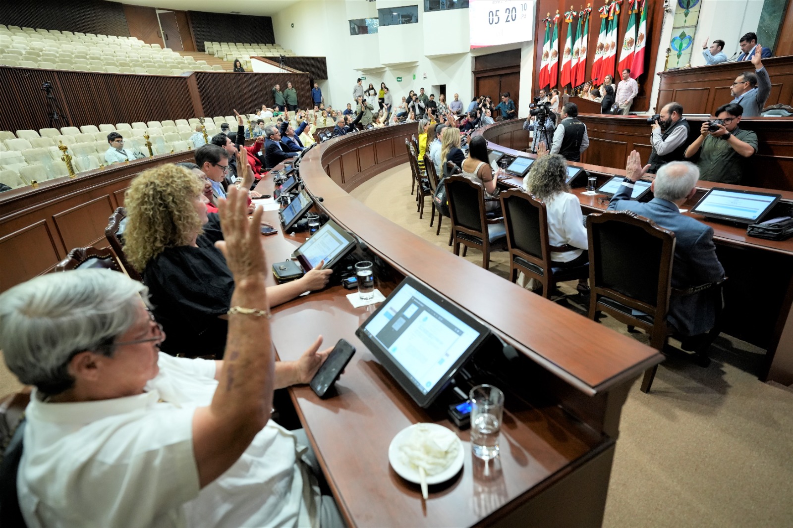 Diputados en el Congreso de Sinaloa.