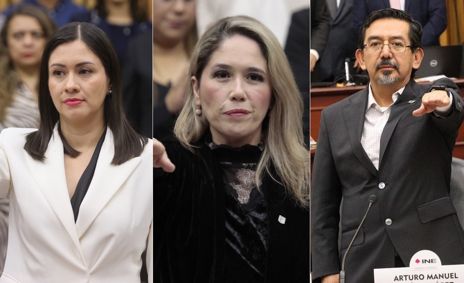 Rinden protesta los tres nuevos consejeros del INE