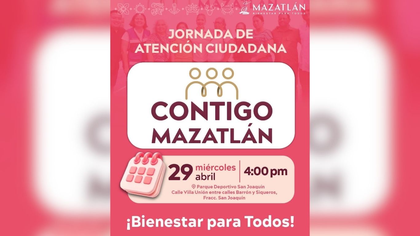 Imagen ilustrativa de programa Contigo Mazatlán