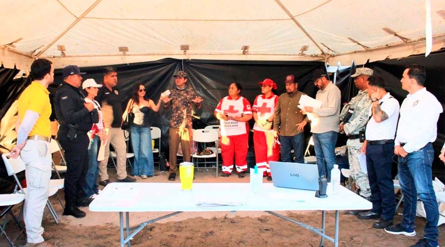 Autoridades coordinan seguridad en operativo de semana santa en Guasave