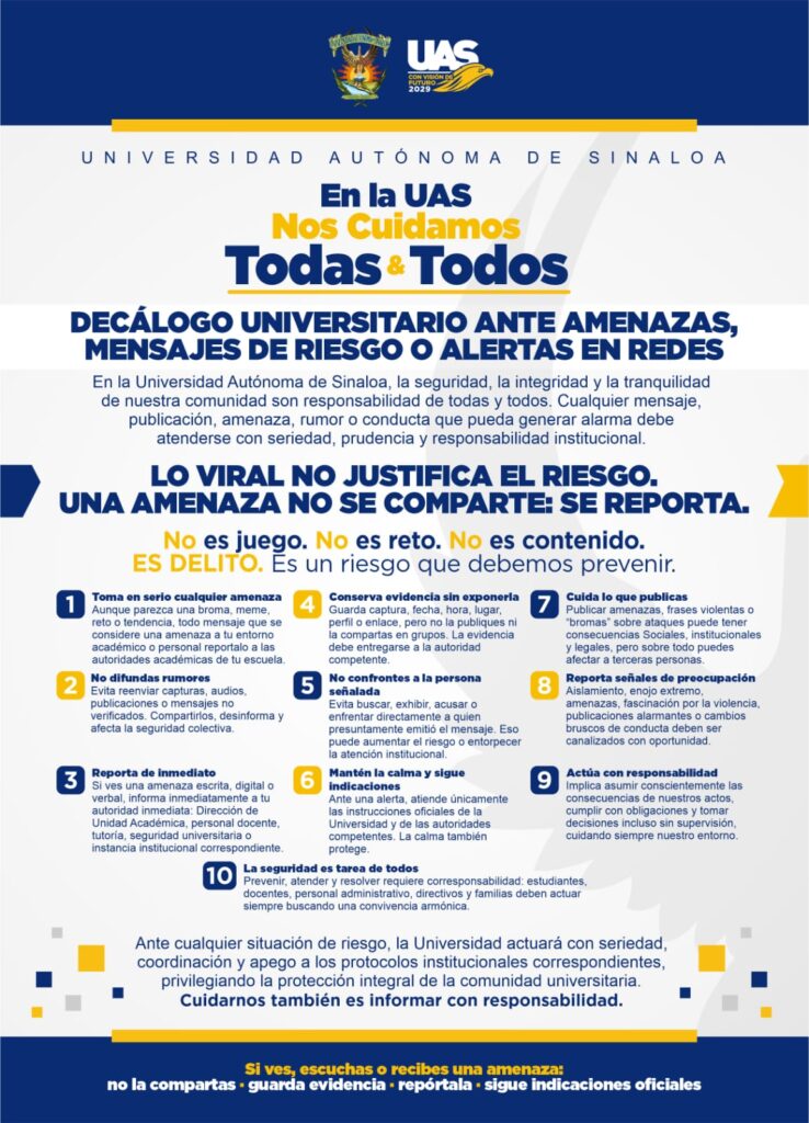 Decálogo Universitario de la UAS