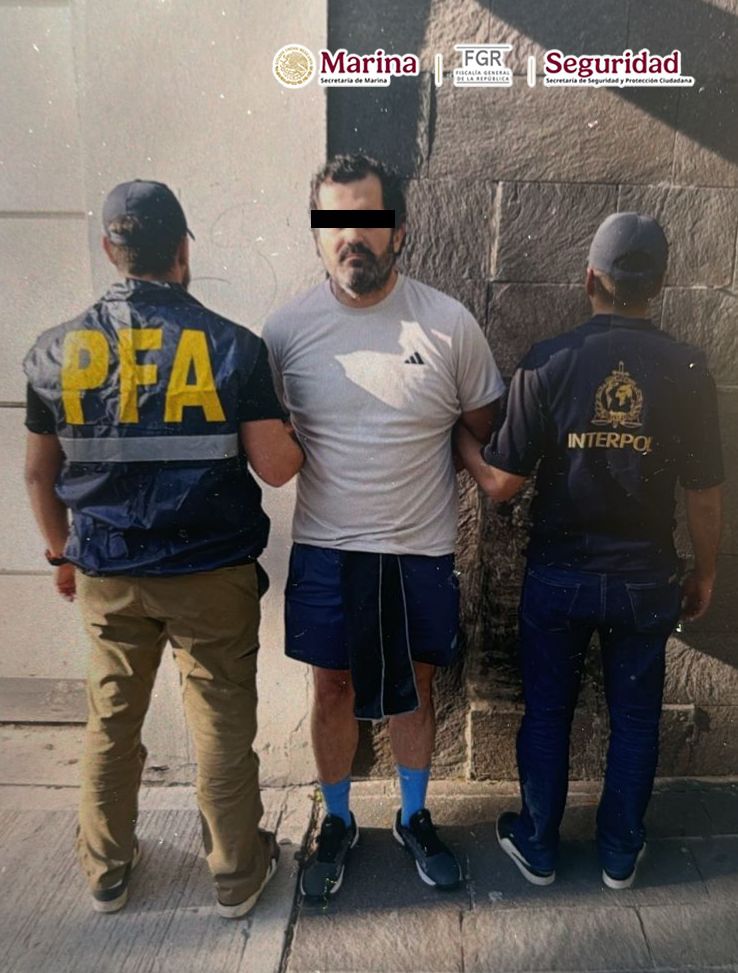 Detienen en Argentina a líder de organización dedicada al tráfico de hidrocarburos: Harfuch
