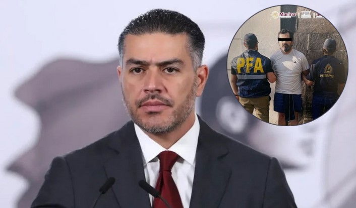 Detienen en Argentina a líder de organización dedicada al tráfico de hidrocarburos: Harfuch
