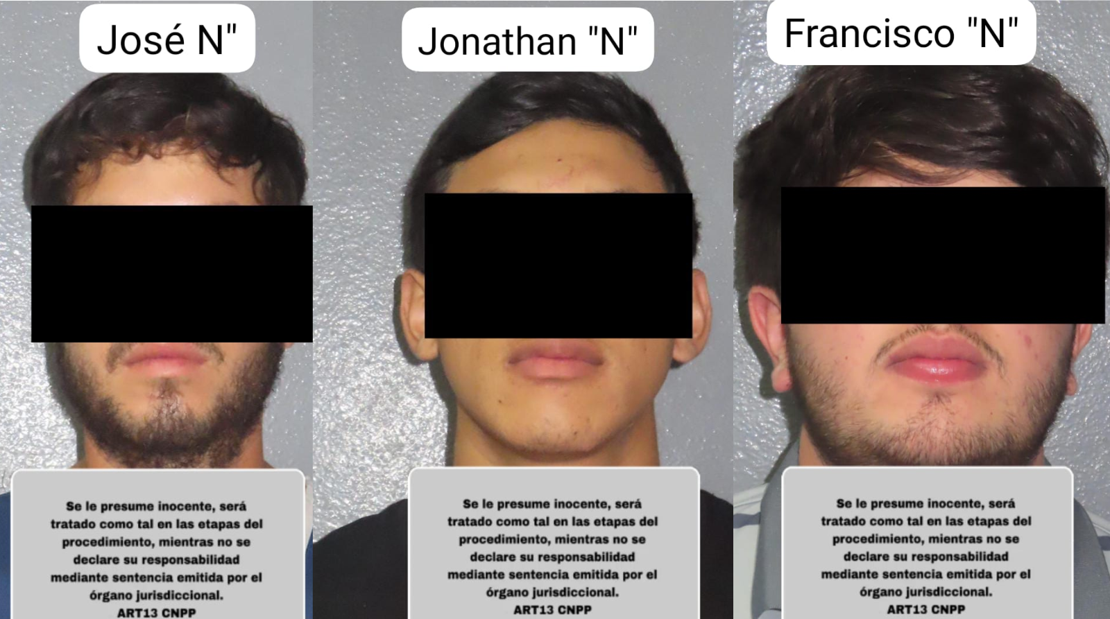 Detienen a jóvenes por el presunto delito de robo con violencia