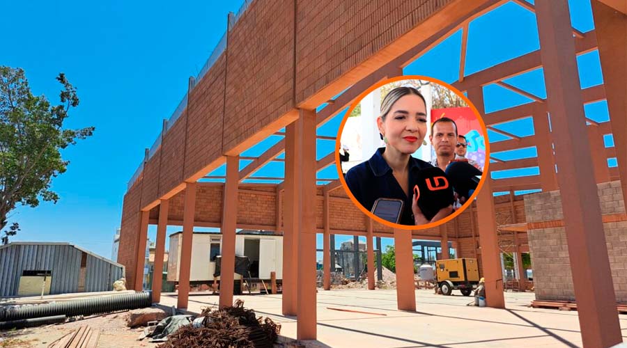 Estrella Palacios habla sobre obra del centro comunitario y deportivo Marco Verde