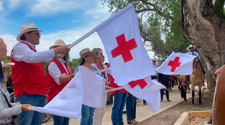Evento de la Cruz Roja Mexicana en Guasave