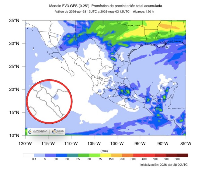 MAPA DEL CLIMA EN MEXICO