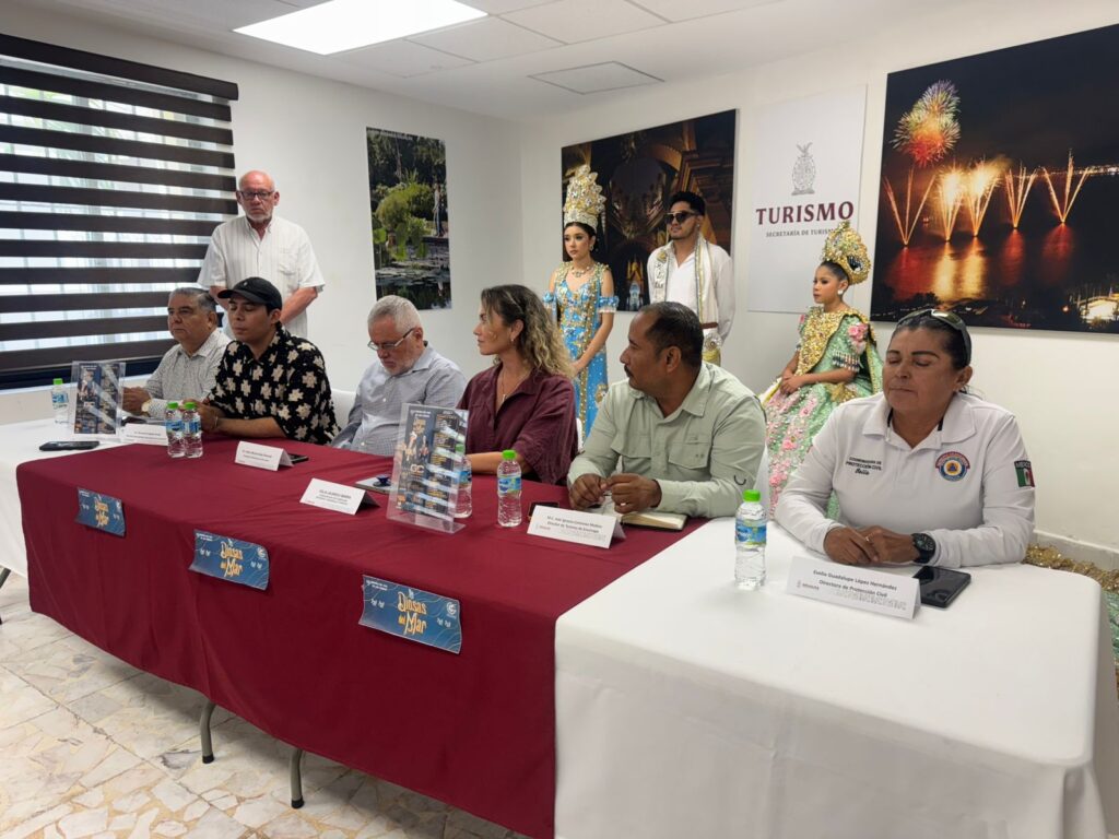 Rueda de prensa para dar a conocer las Fiestas del Mar de Las Cabras en Escuinapa.