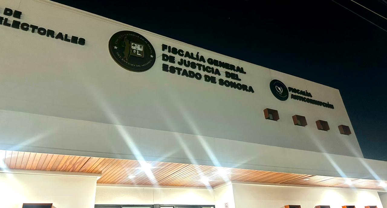 Fachada de la Fiscalía General de Justicia del Estado de Sonora