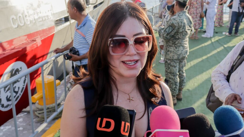 Flor Emilia Guerra Mena, secretaria de Pesca y Acuacultura en Sinaloa.