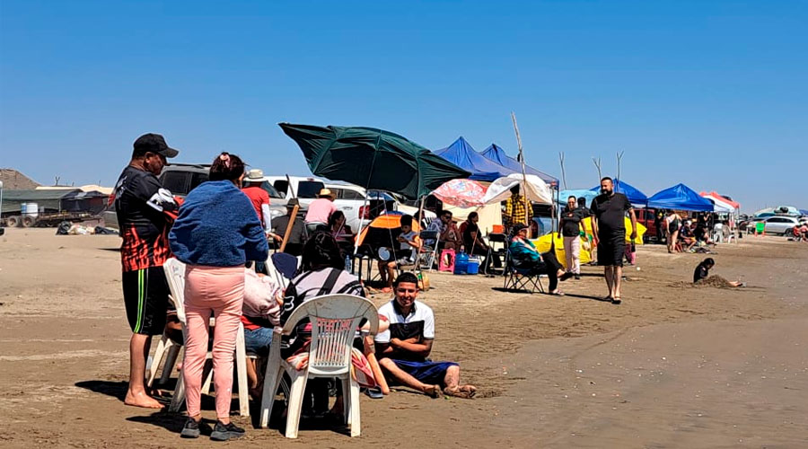 Bañistas en la playa