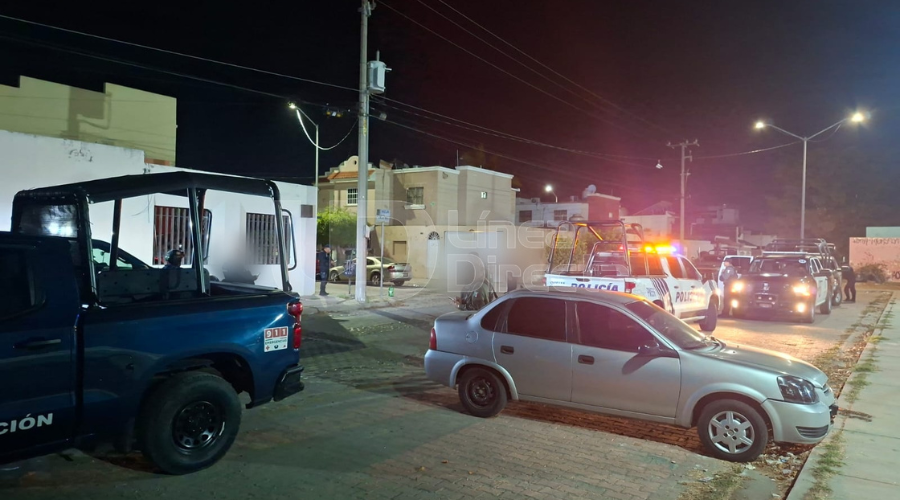 Policía resguarda el sitio de un agresión con arma de fuego