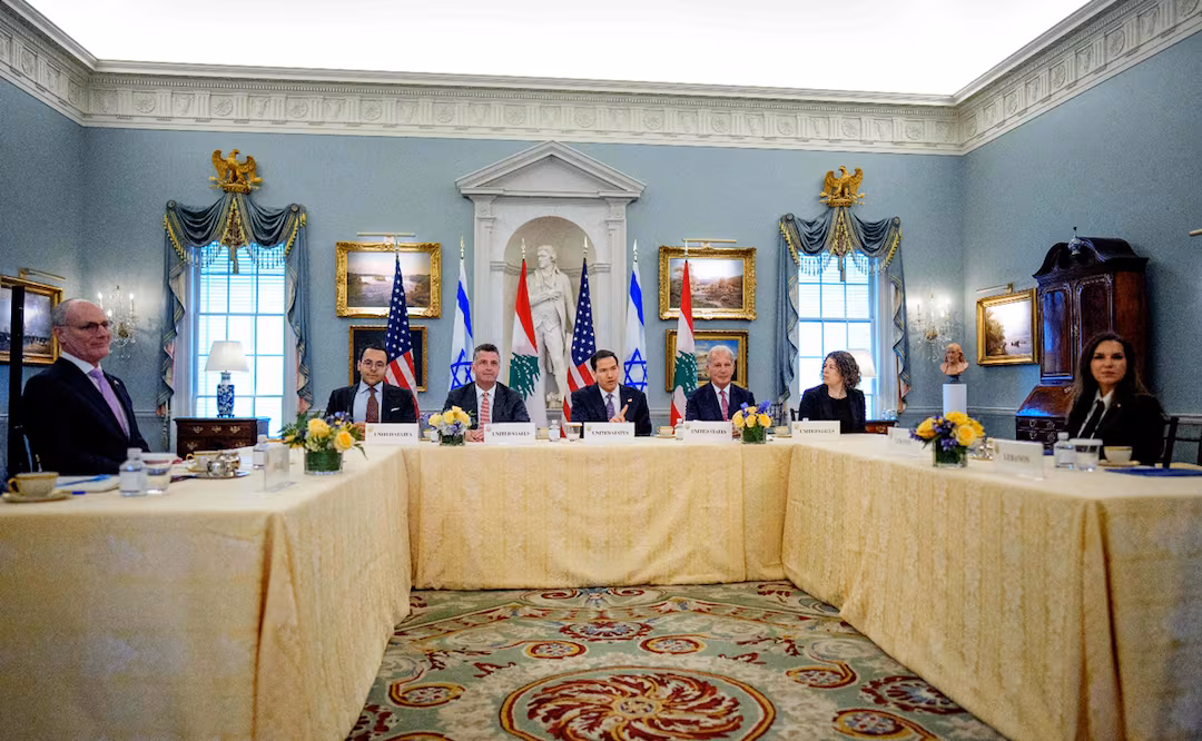 Israel y Líbano concluyen primera ronda de diálogo en Washington; aseguran tener una 