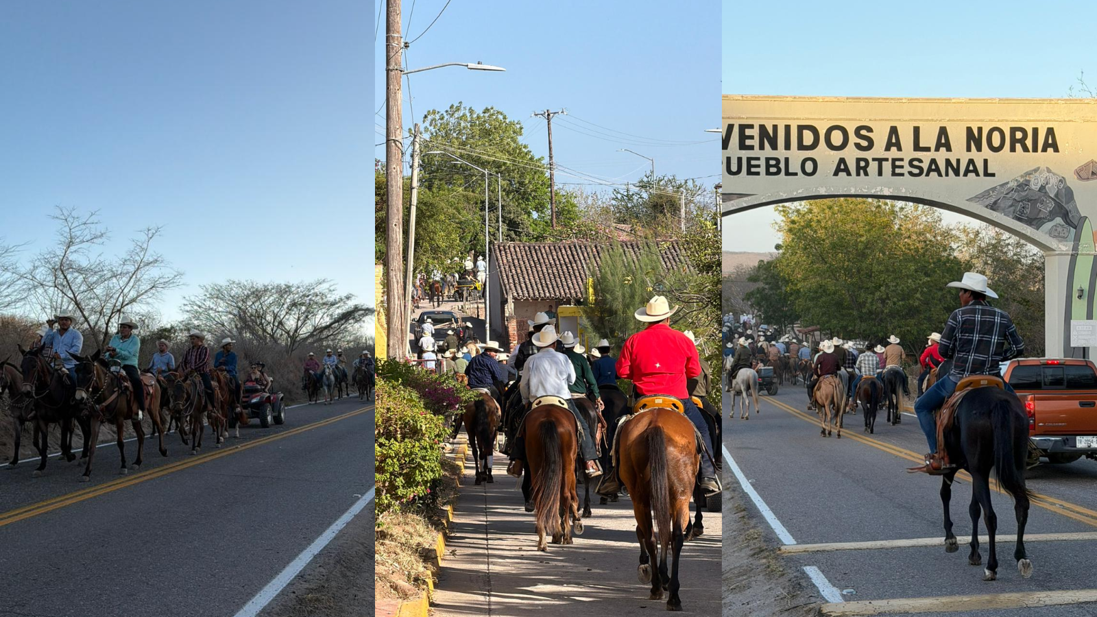Más de 500 jinetes asisten a la cabalgata de la tradicional fiesta de Semana Santa