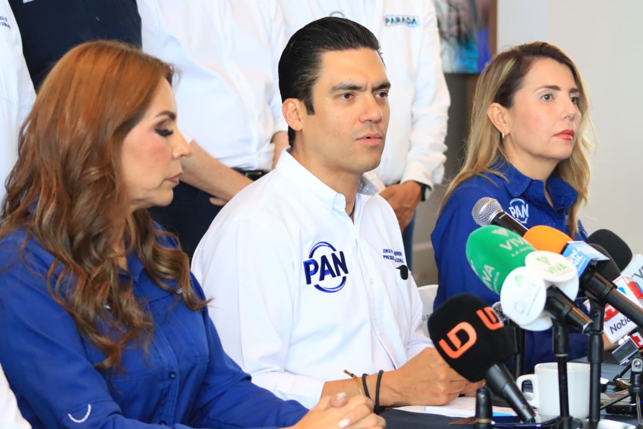 Jorge Romero Herrera en una rueda de prensa