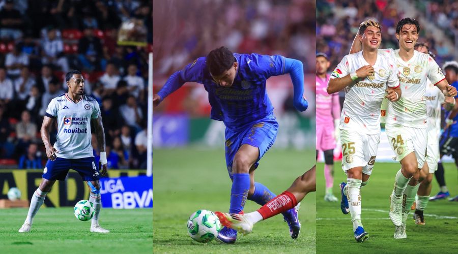 Jugadores de futbol en cancha