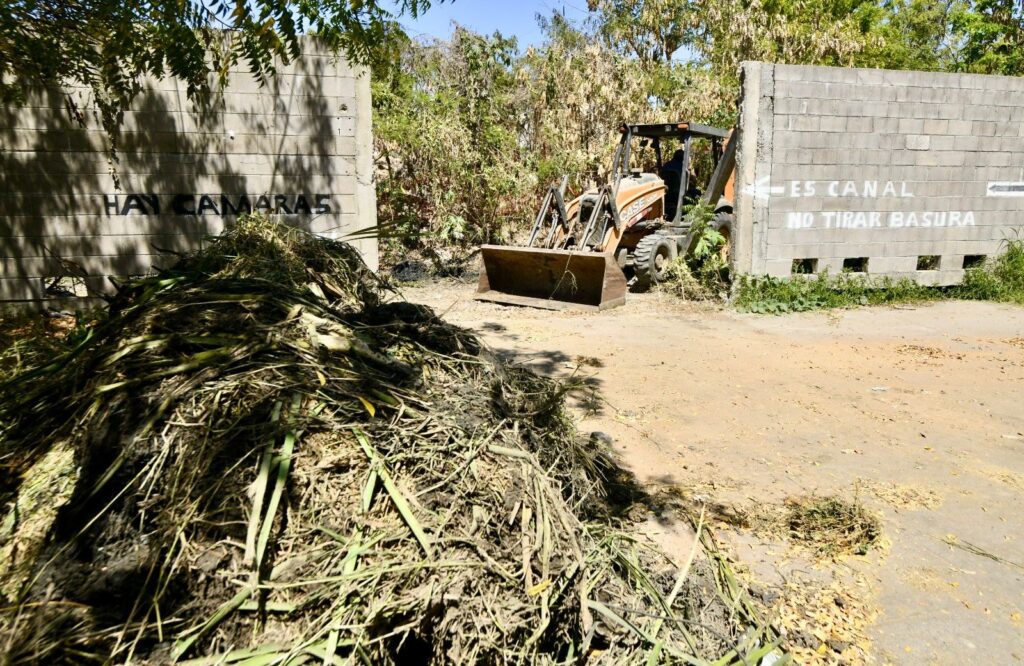 Gobierno de Mazatlán ha limpiado más de 15 kilómetros de canales