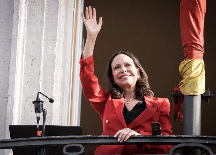 María Corina Machado defiende su decisión de regalar el Nobel de la Paz a Trump: 
