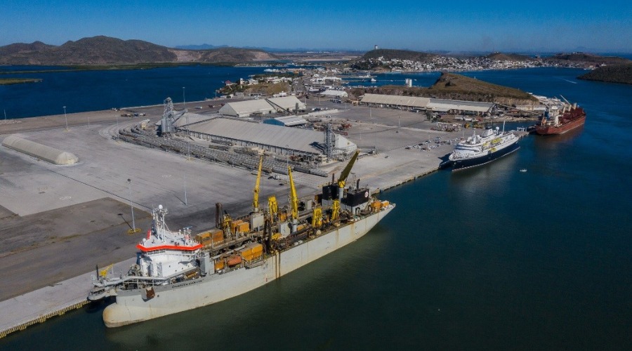 Planta Mexinol en el puerto de Topolobampo