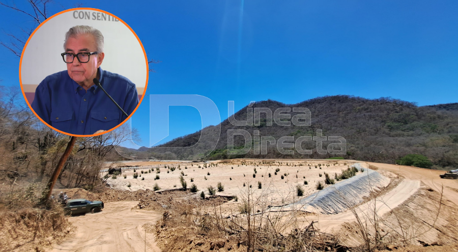 Mina Santa Fe y Rocha Moya en un círculo