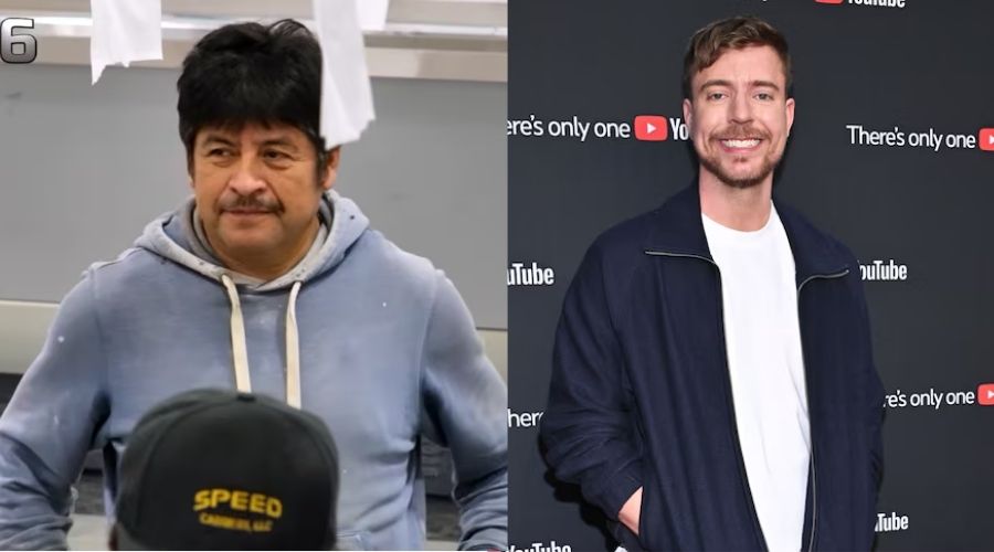 Juan García, mexicano que se ha vuelto viral por participar en un desafío de MrBeast y el youtuber estadounidense