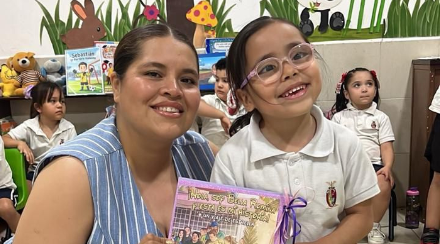 Romina, niña viral en redes sociales al dar sus primeros pasos sin andadera
