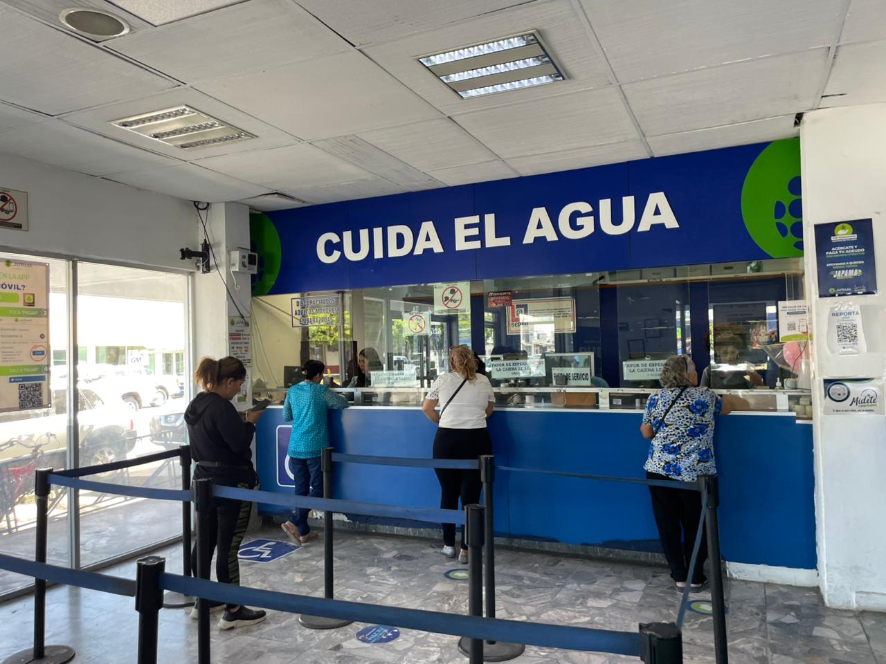 Oficinas de la Japama, donde puedes acudir a hacer cobros y pagos