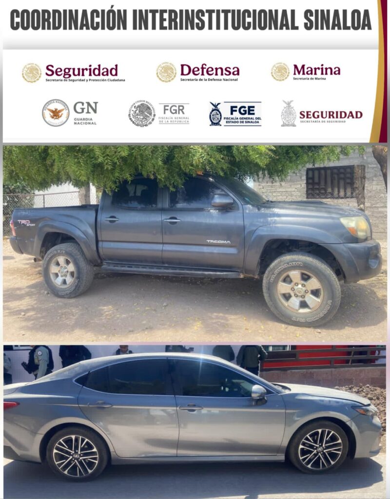 Operativo en Elota asesta golpe al robo de vehículos
