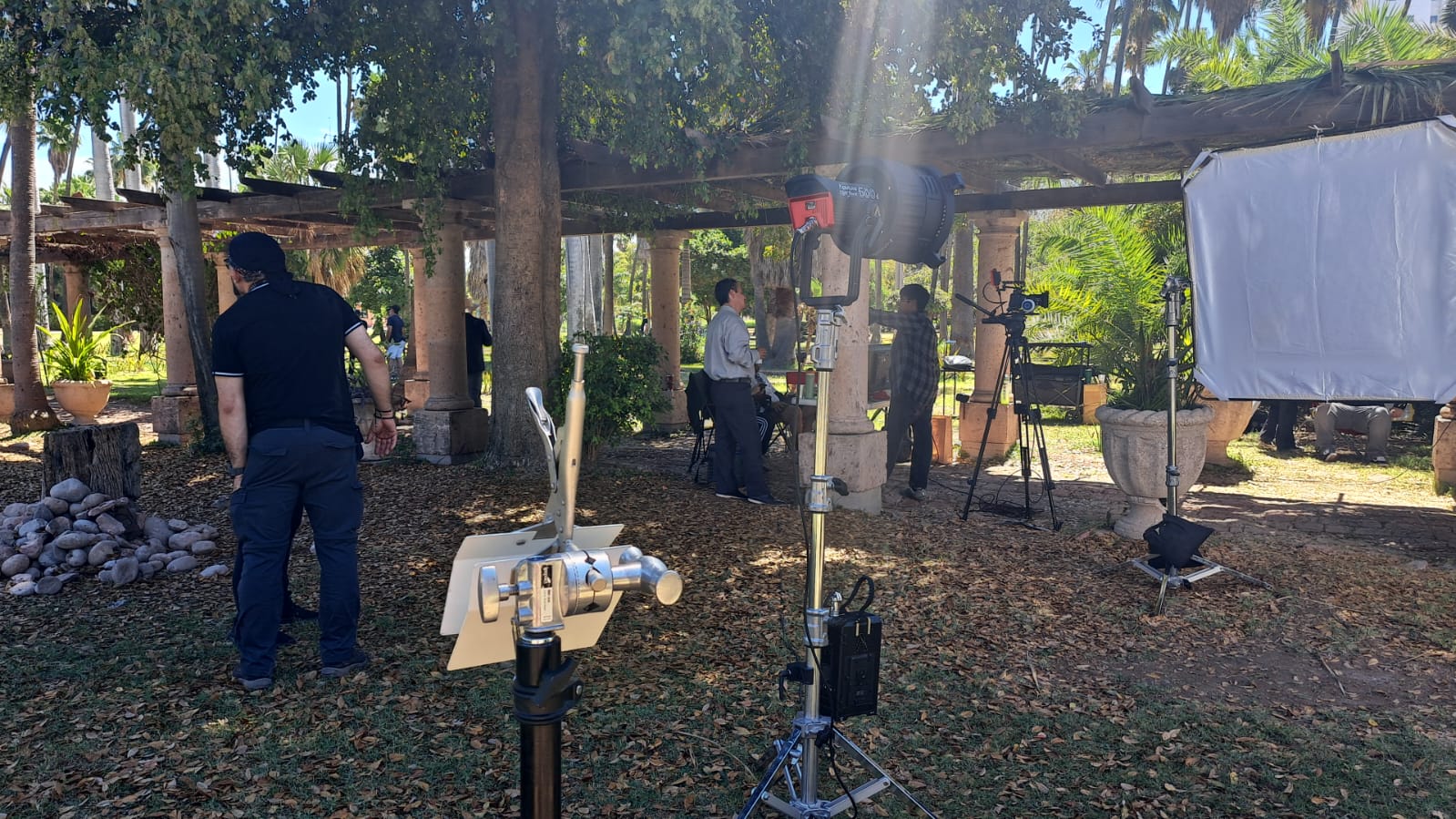 Parque Sinaloa se convierte en escenario de filmación de cortometraje cinematográfico