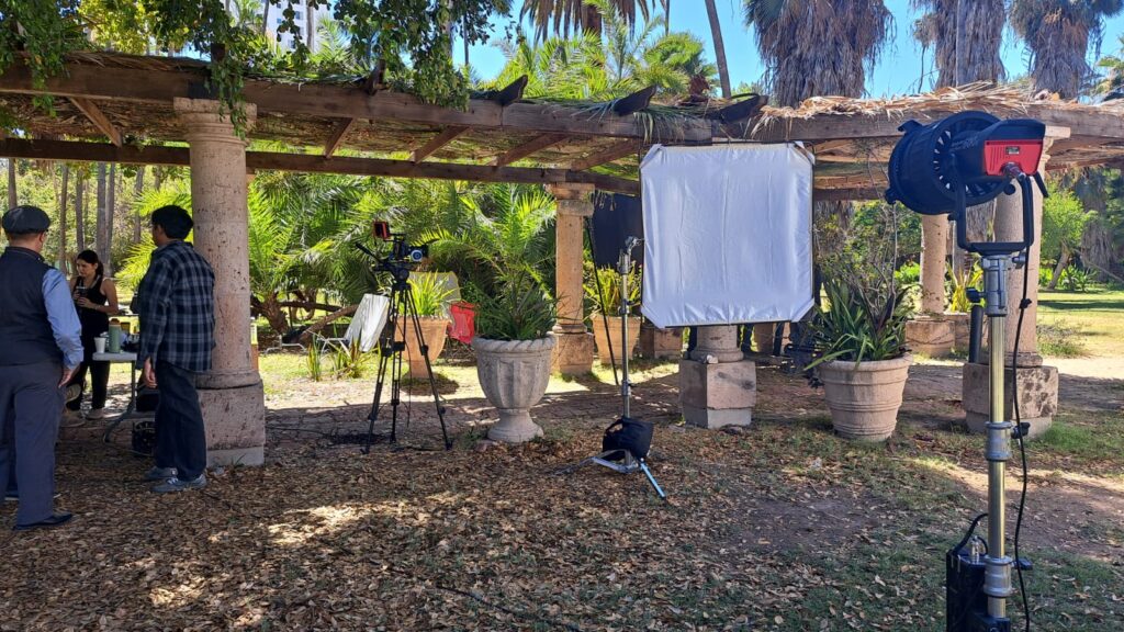 Parque Sinaloa se convierte en escenario de filmación de cortometraje cinematográfico