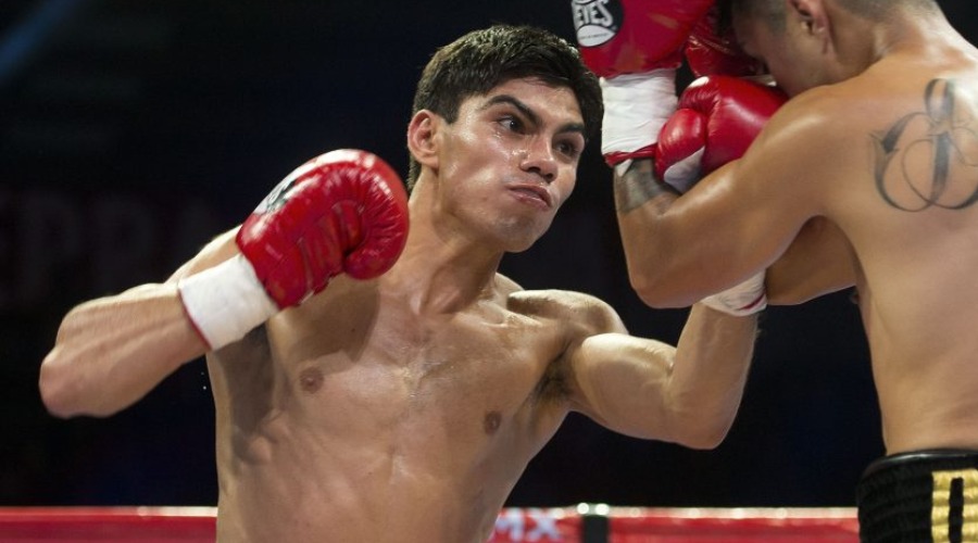 Pedro Guevara en uno de sus combates.